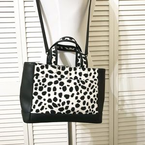 Giani Bernini Black and White Patterned Shoulder Bag